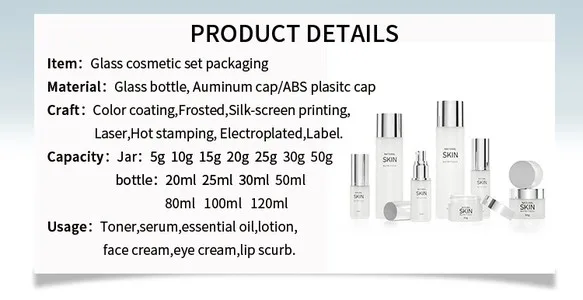 frosted skincare bottle set frosted skincare bottle set