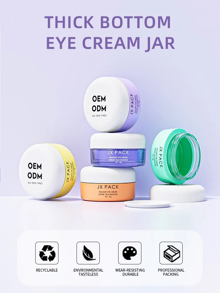 small cosmetic jars