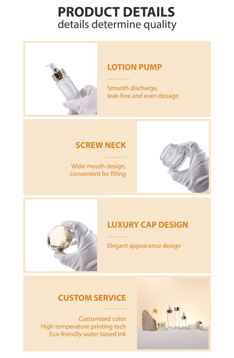 glass bottle skin care