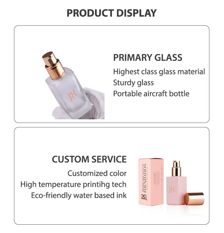 pink bottle foundation