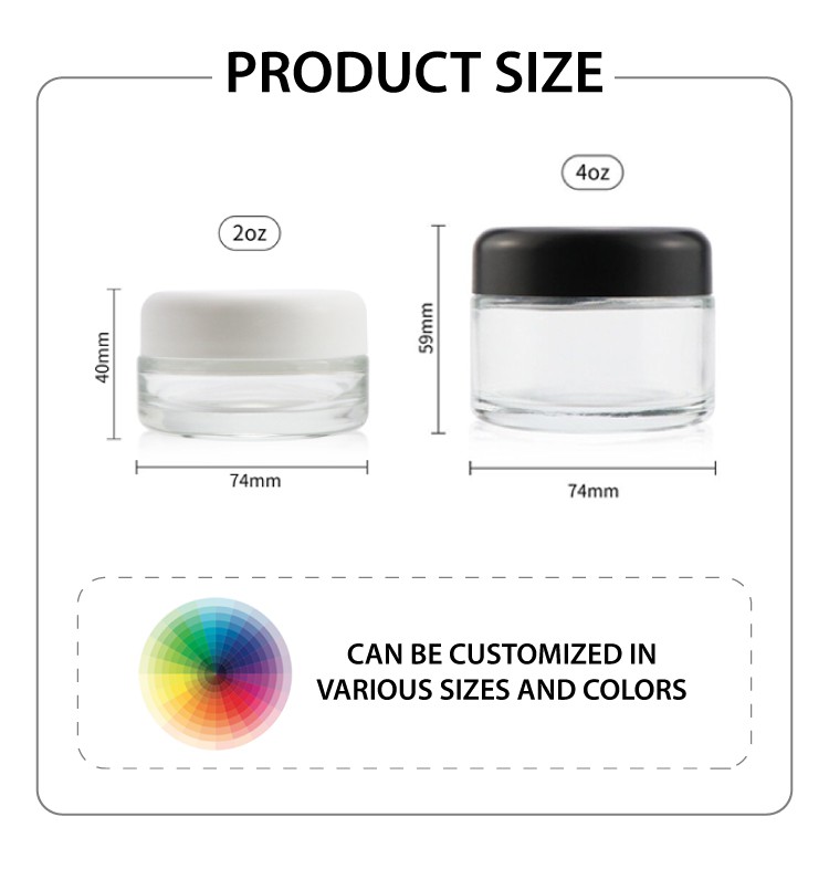 4oz glass cannabis jar 4oz glass cannabis jar