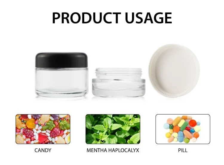 4oz glass cannabis jar packaging 4oz glass cannabis jar packaging