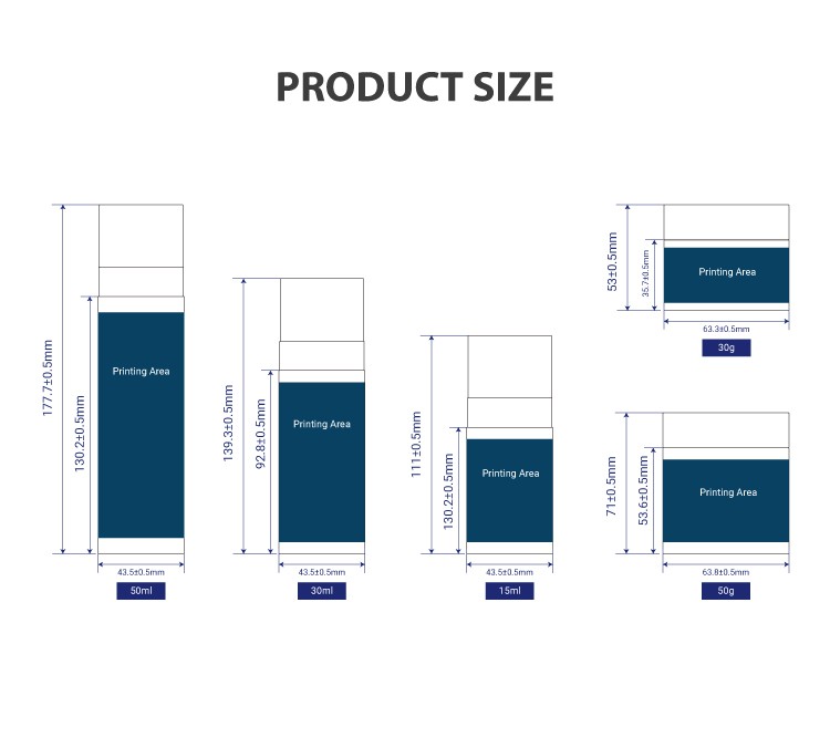 airless containers cosmetics airless containers cosmetics