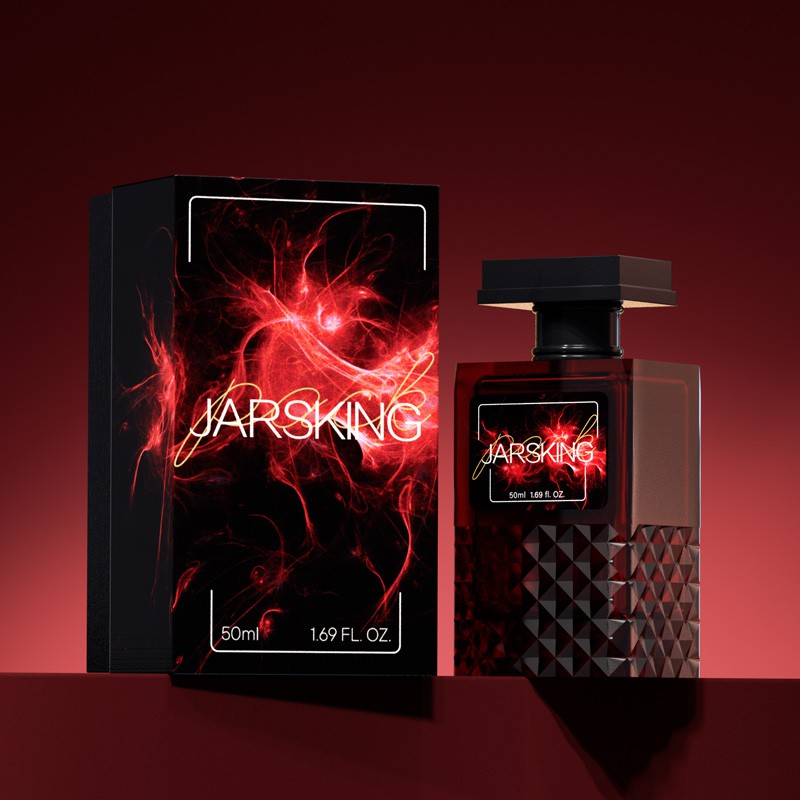 50ml Glass Perfume Box Packaging Square Empty Fragrance Spray Bottle