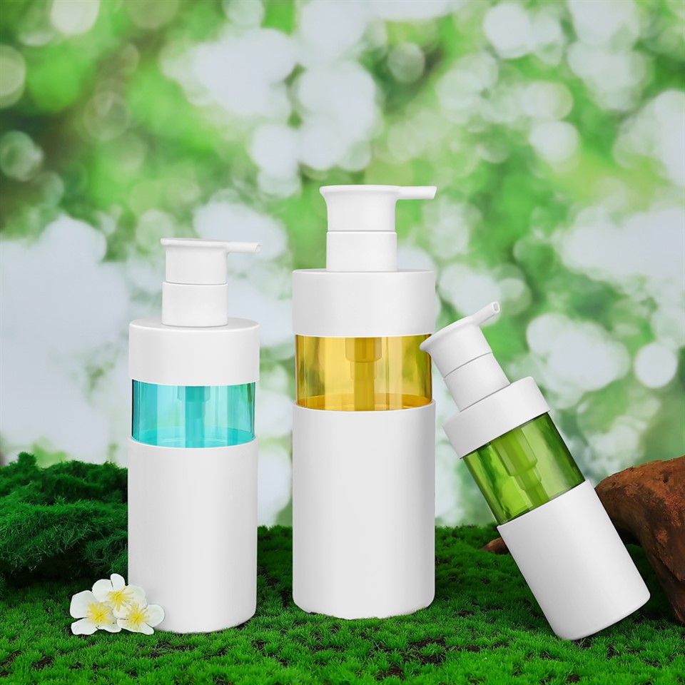 100ml Cosmetic Lotion Bottles Pet Custom Shampoo And Conditioner Bottles 300ml 700ml