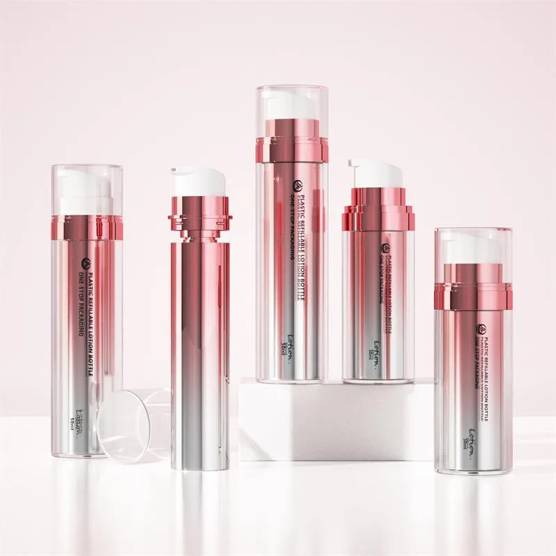 30ml 50ml Airless Lotion Pump Container Pet Pump Bottle Moisturiser