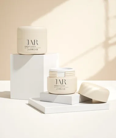 airless face cream jar