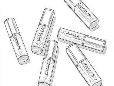 empty lipstick tubes