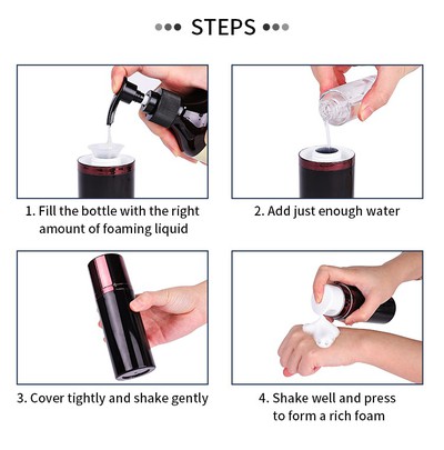 facial foam bottle