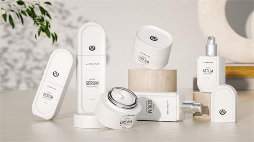 glass skincare bottle