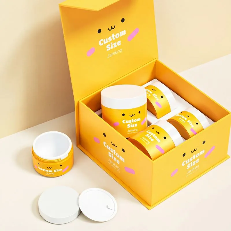 PP Plastic Refillable Cosmetic Jar Custom Logo Skincare Packaging Jar 100ml 240ml