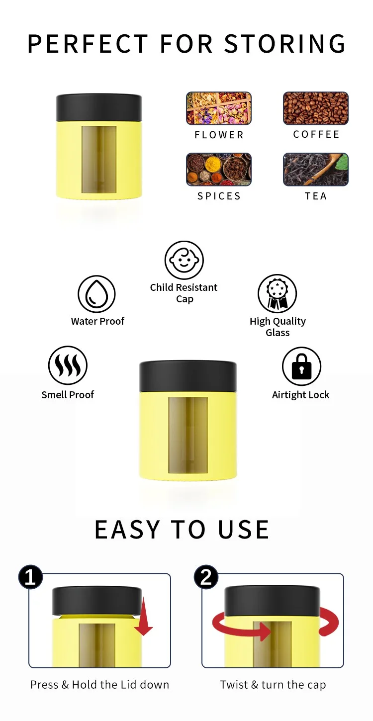 glass child proof weed jar glass child proof weed jar
