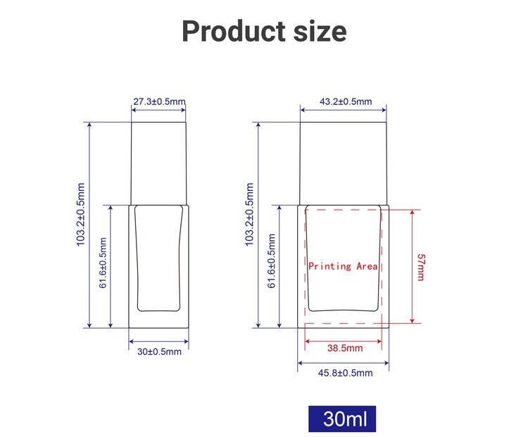 square bottle foundation