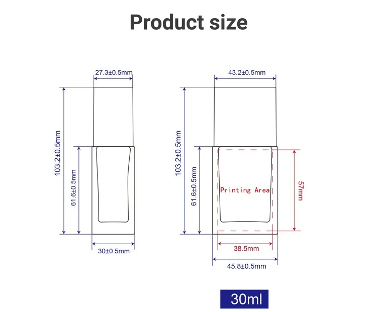 square bottle foundation