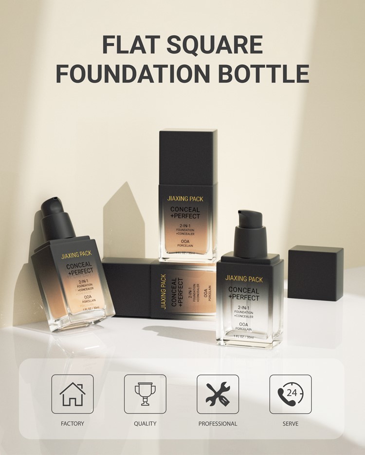 cosmetic glass lotion bottles