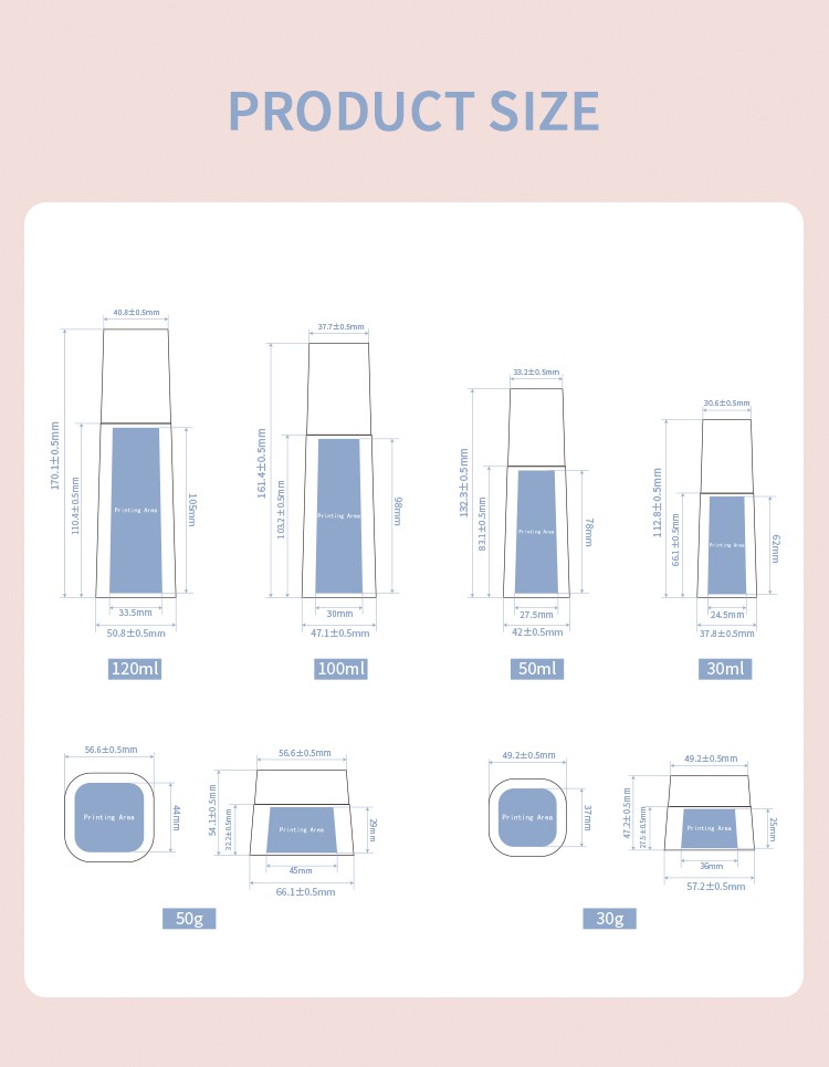 plastic cosmetic containers plastic cosmetic containers