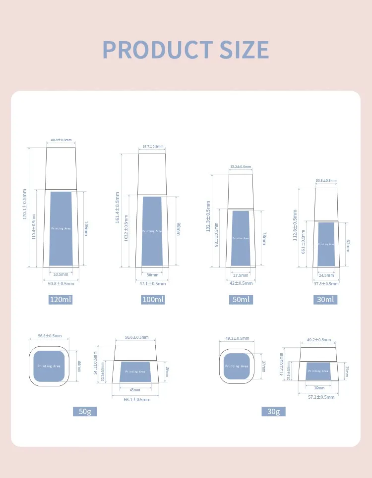 plastic cosmetic containers plastic cosmetic containers