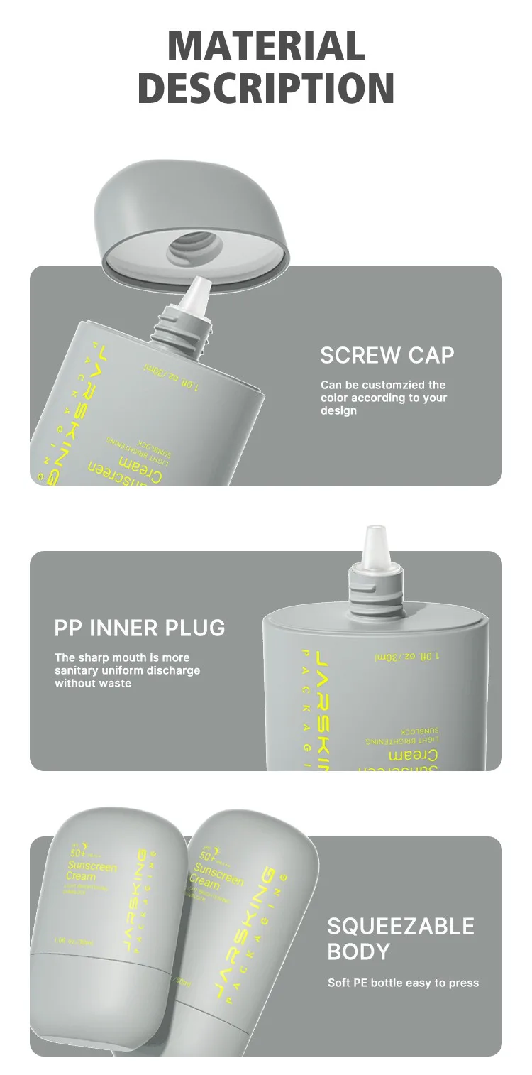 50ml sunscreen bottle 50ml sunscreen bottle