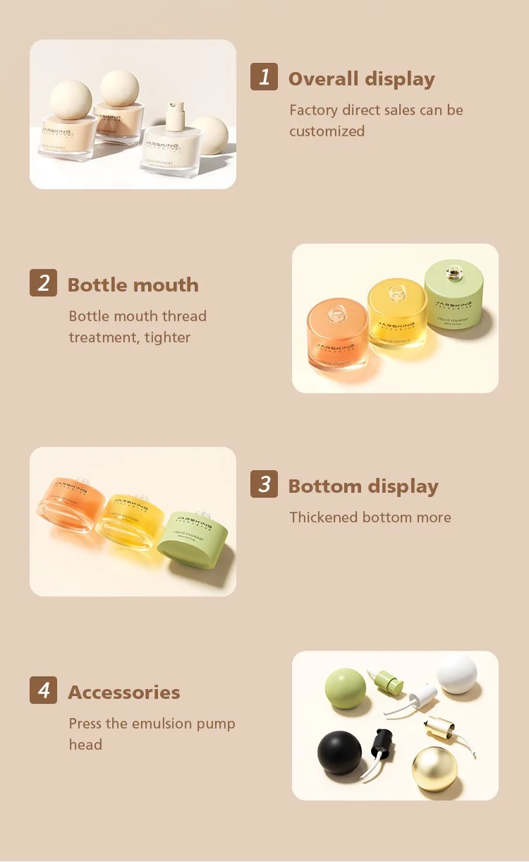 lotion glass pump bottle