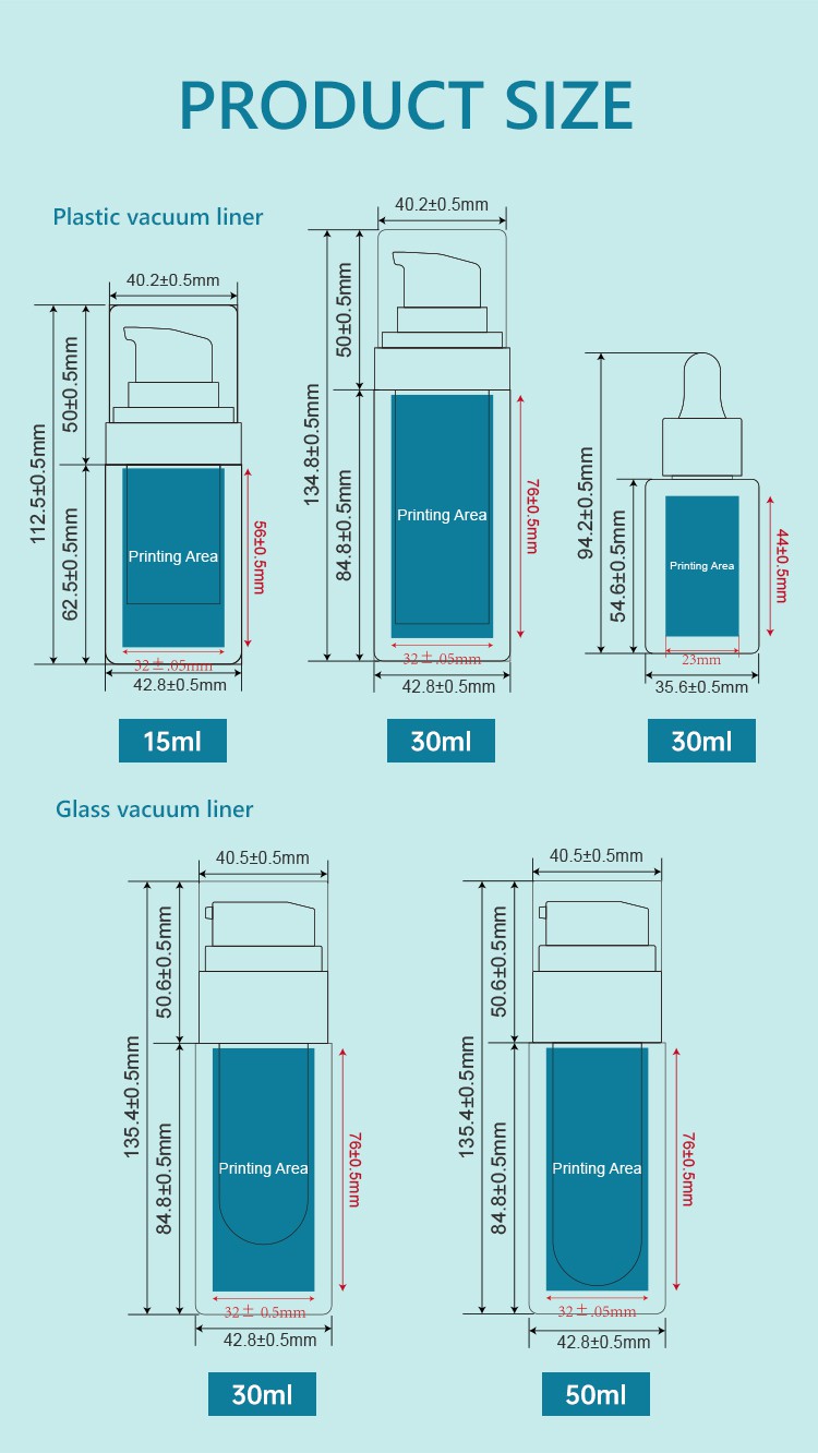 15ml airless pump bottles 15ml airless pump bottles