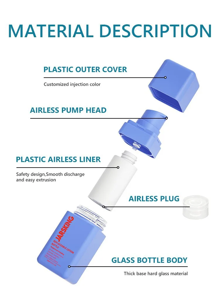 50ml airless pump bottles 50ml airless pump bottles