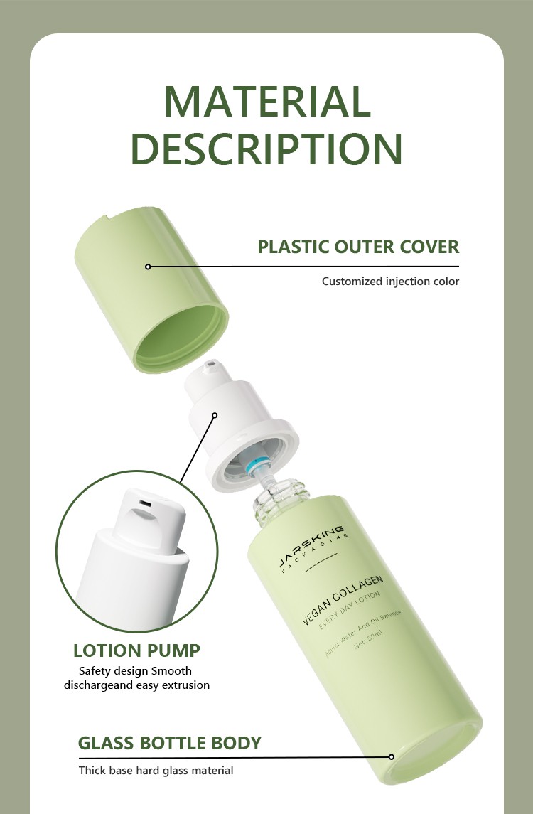 empty skincare bottles