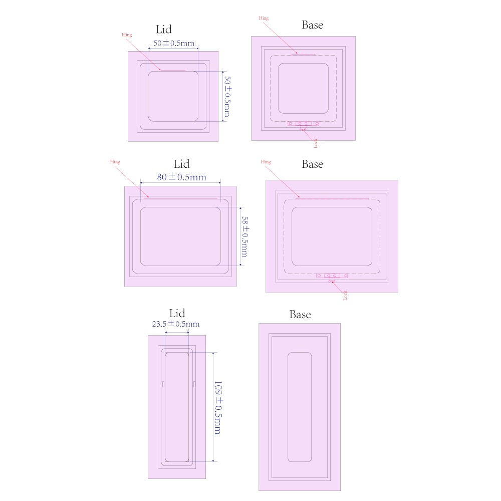reusable child proof tin box