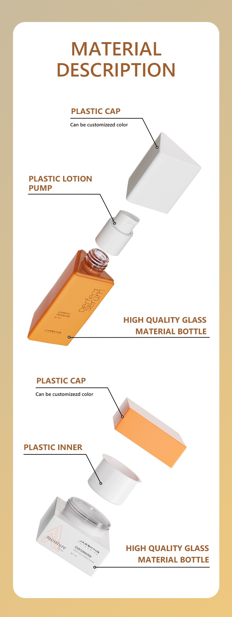 glass skincare bottle packaging custom glass skincare bottle packaging custom