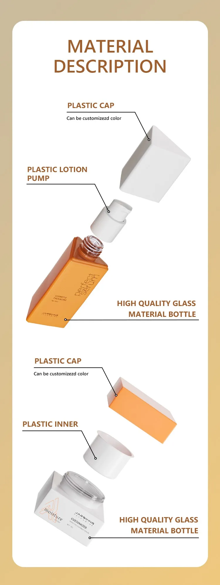 glass skincare bottle packaging custom glass skincare bottle packaging custom