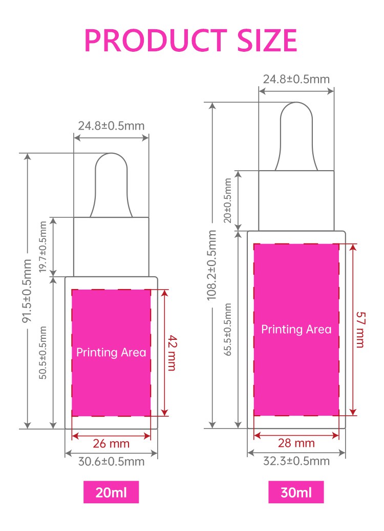 20ml 30ml dropper bottle