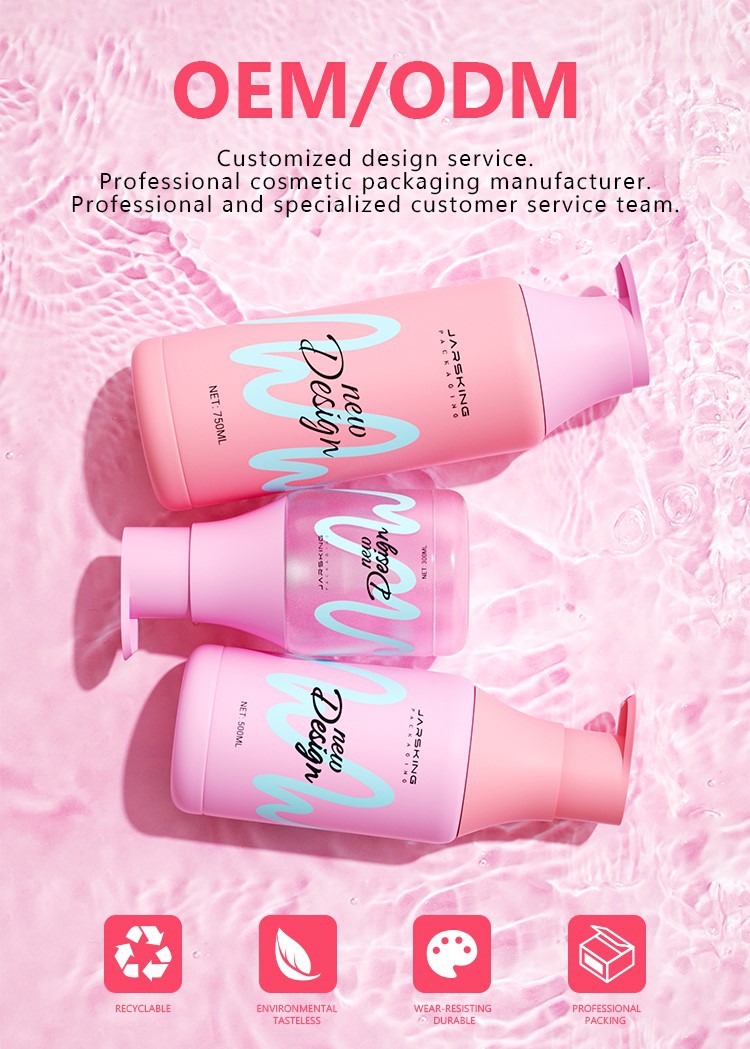 plastic shampoo and conditioner bottles