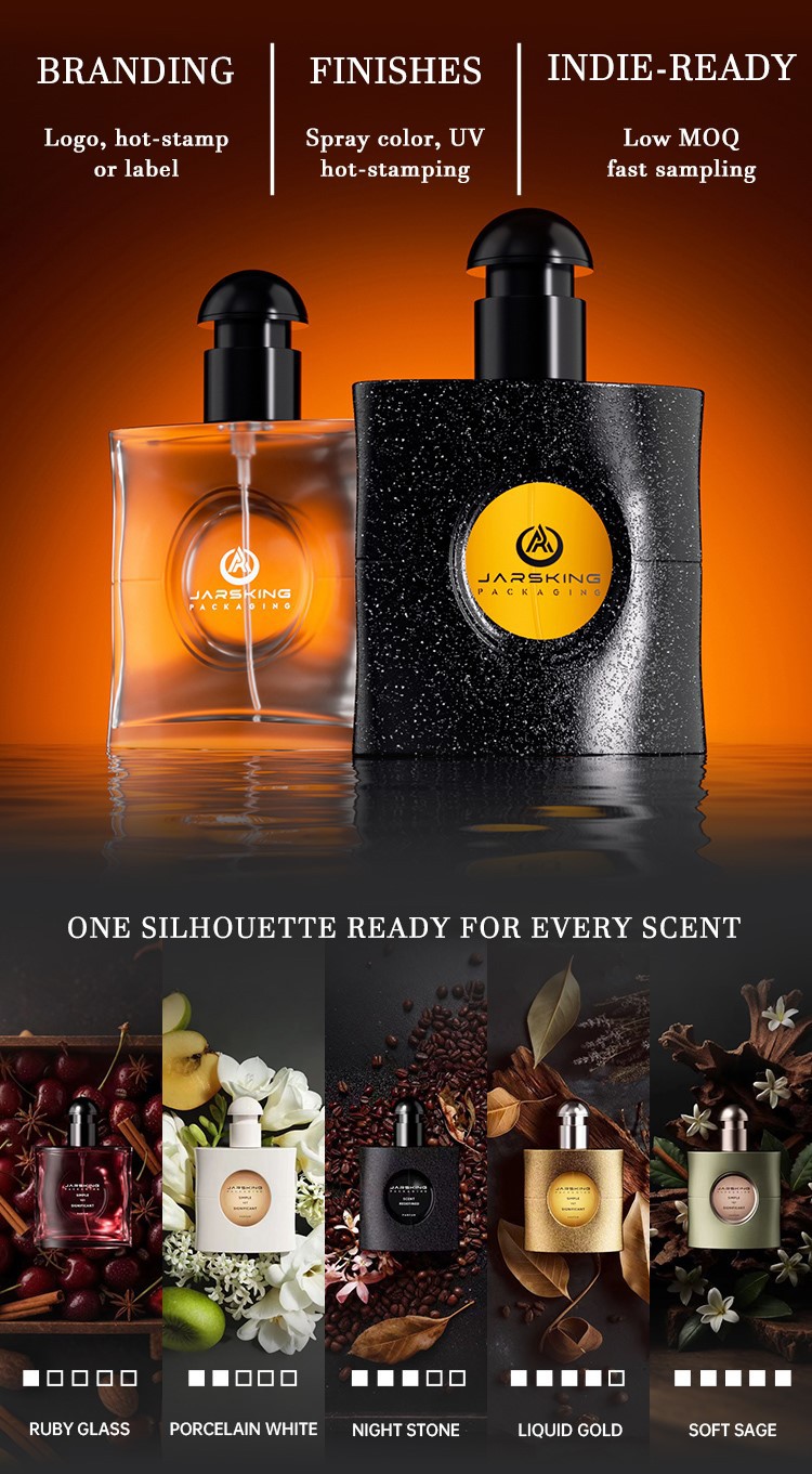 50ml glass perfume bottle