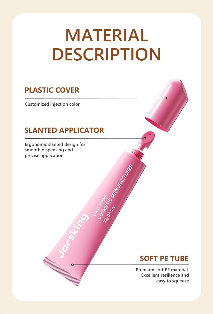 15g PE Plastic Lip Balm Tubes 15g PE Plastic Lip Balm Tubes