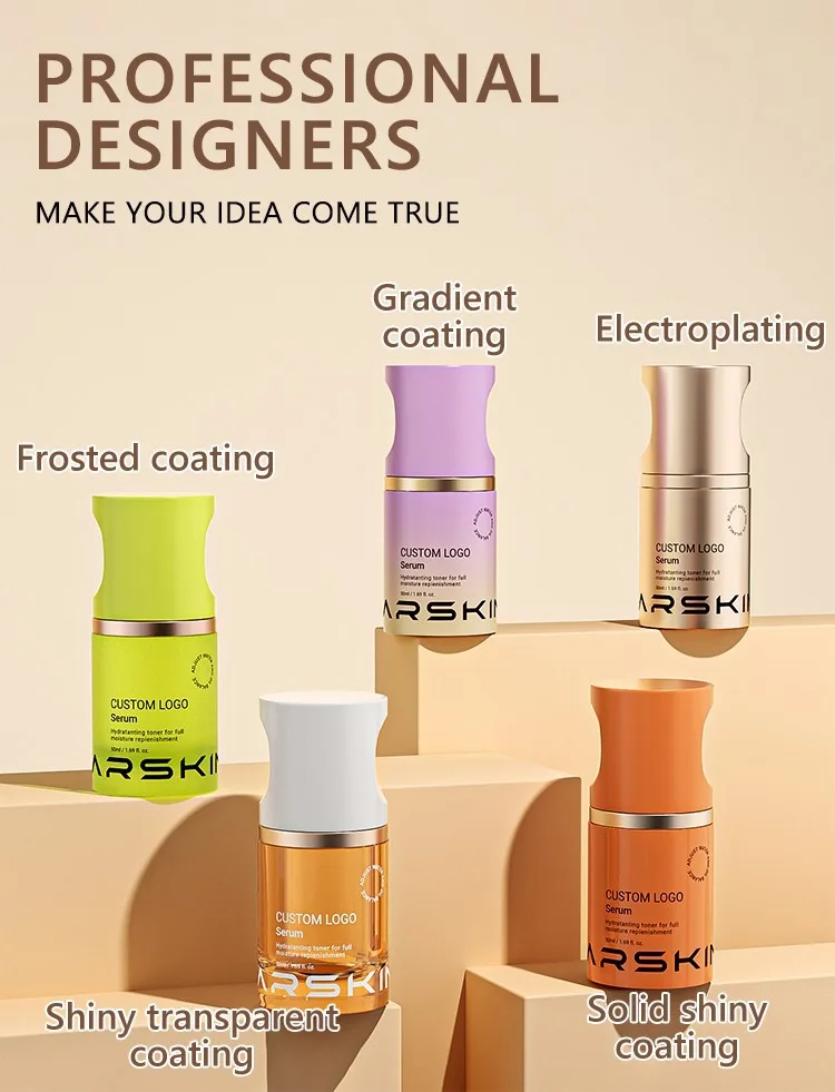 glass skincare packaging set glass skincare packaging set