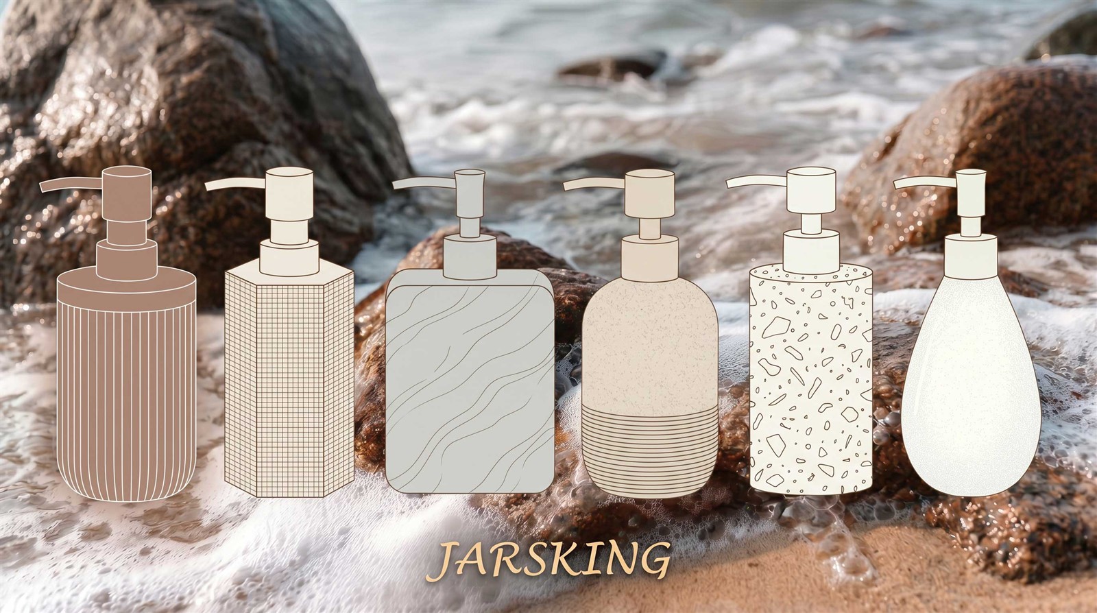 custom shampoo and conditioner bottles