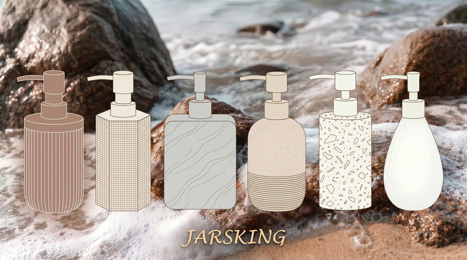 custom shampoo and conditioner bottles