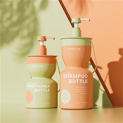 Shampoo Conditioner Bottles 500ml Plastic Lotion Packaging