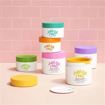 PP Plastic Refillable Cosmetic Jar Custom Logo Skincare Packaging Jar 100ml 240ml high quality