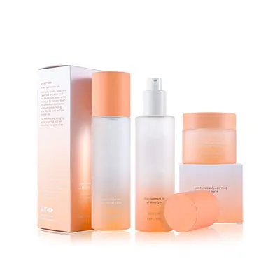100ml Lotion Pump Bottle Round Glass Liquid Foundation Bottle