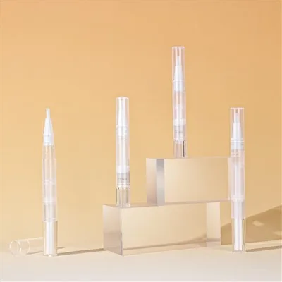 Finger-rim Oil Bottle 20 Ml Applicator Pen With Soft Brush Precision Oiler Twist-up Pen Topical