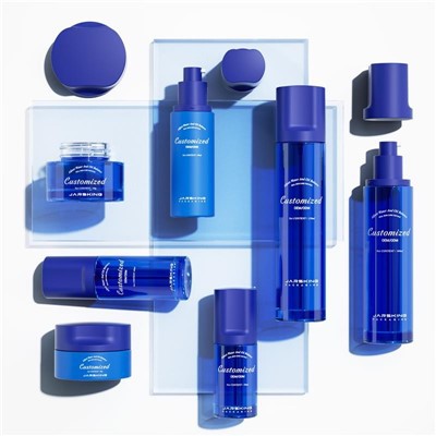 Glass Cosmetic Bottle Set 30ml 100ml Luxury Skin Care Packaging