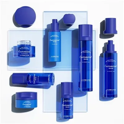 Glass Cosmetic Bottle Set 30ml 100ml Luxury Skin Care Packaging
