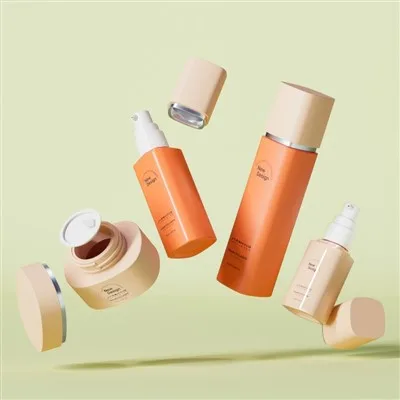 50ml 120ml Glass Empty Cosmetic Bottles 50g Cream Jar Packaging Supplier high quality