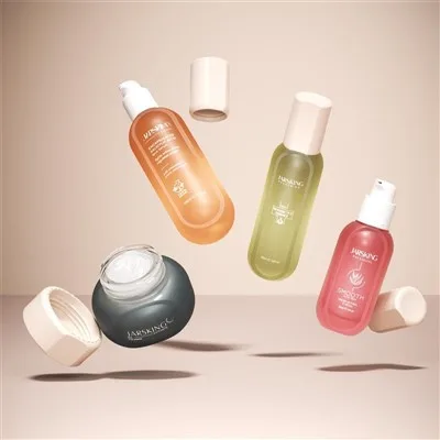Custom Cosmetic Containers 100ml 50ml Cream Jars Cosmetic Packaging