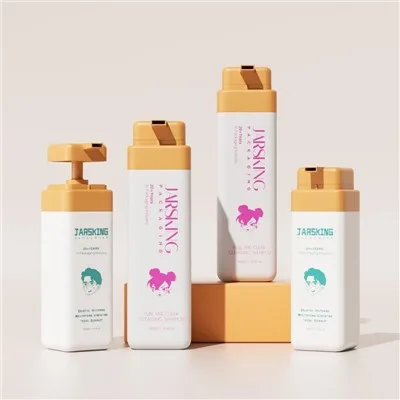 300ml 500ml 700ml Plastic Reusable Shampoo And Conditioner Bottles HDPE Supplier price