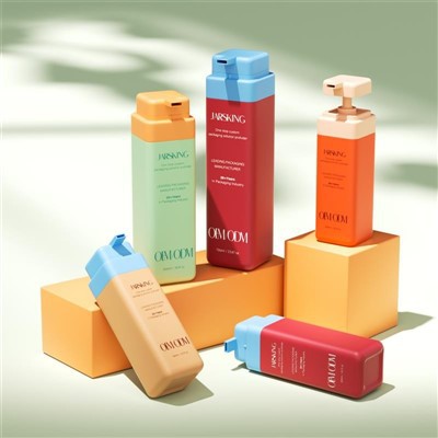 300ml 500ml 700ml Plastic Reusable Shampoo And Conditioner Bottles HDPE Supplier high quality