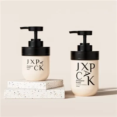 300ml 500ml Body Lotion Bottle With Pump