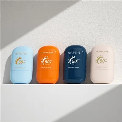 30ml 50ml PE Plastic Empty Sunscreen Bottle Packaging