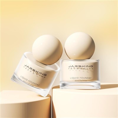 30ml Glass Bottle Lotion Pump Small Foundation Bottle