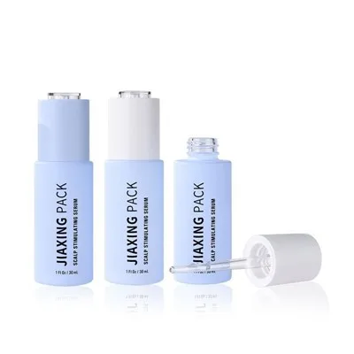 30ml Cylinder Hair Oil Dropper Bottle